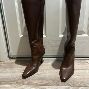 Mix No. 6 Dark Brown Heeled Boots